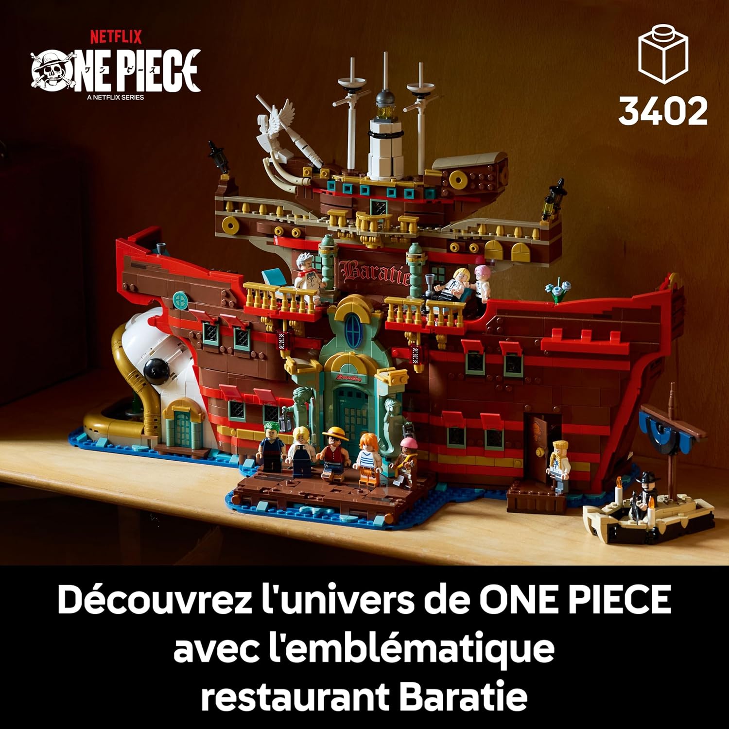 LEGO ONE PIECE Baratie 75640 avec 10 minifigurines dont Luffy – Image 2