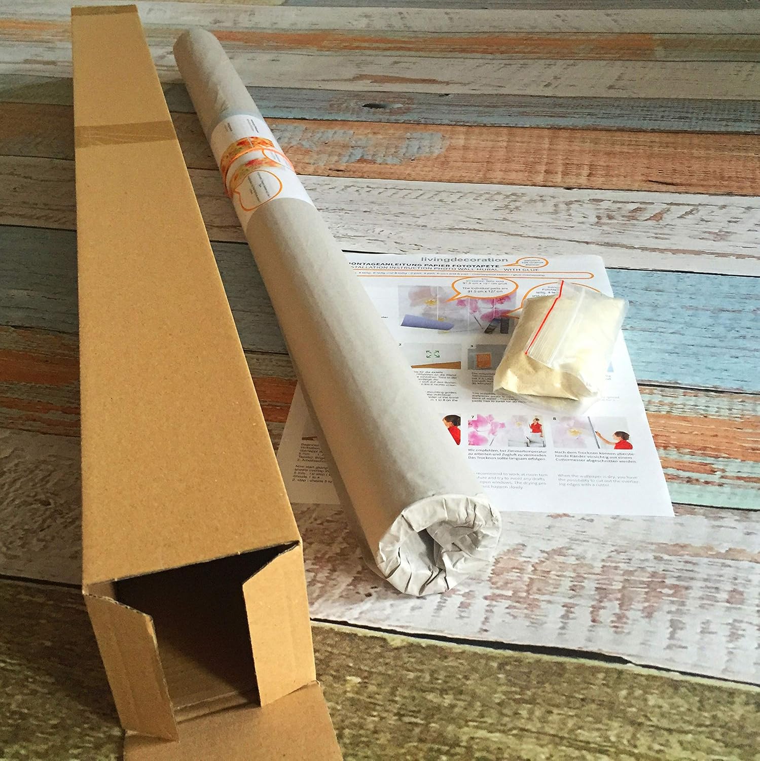 Papier peint One Piece graffiti photo mural pierre brique 366 x 254 cm avec colle incluse – Image 5