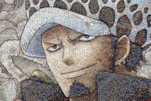 Puzzle One Piece Trafalgar Law art mosaïque 1000 pièces