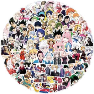 Lot de 100 stickers One Piece Anime Mixed pour valise et ordinateur portable