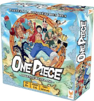 Jeu de société One Piece Adventure Island, aventure familiale 2 à 6 joueurs