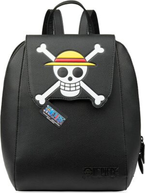 Sac à dos One Piece kawaii en similicuir PU pour femme et ado