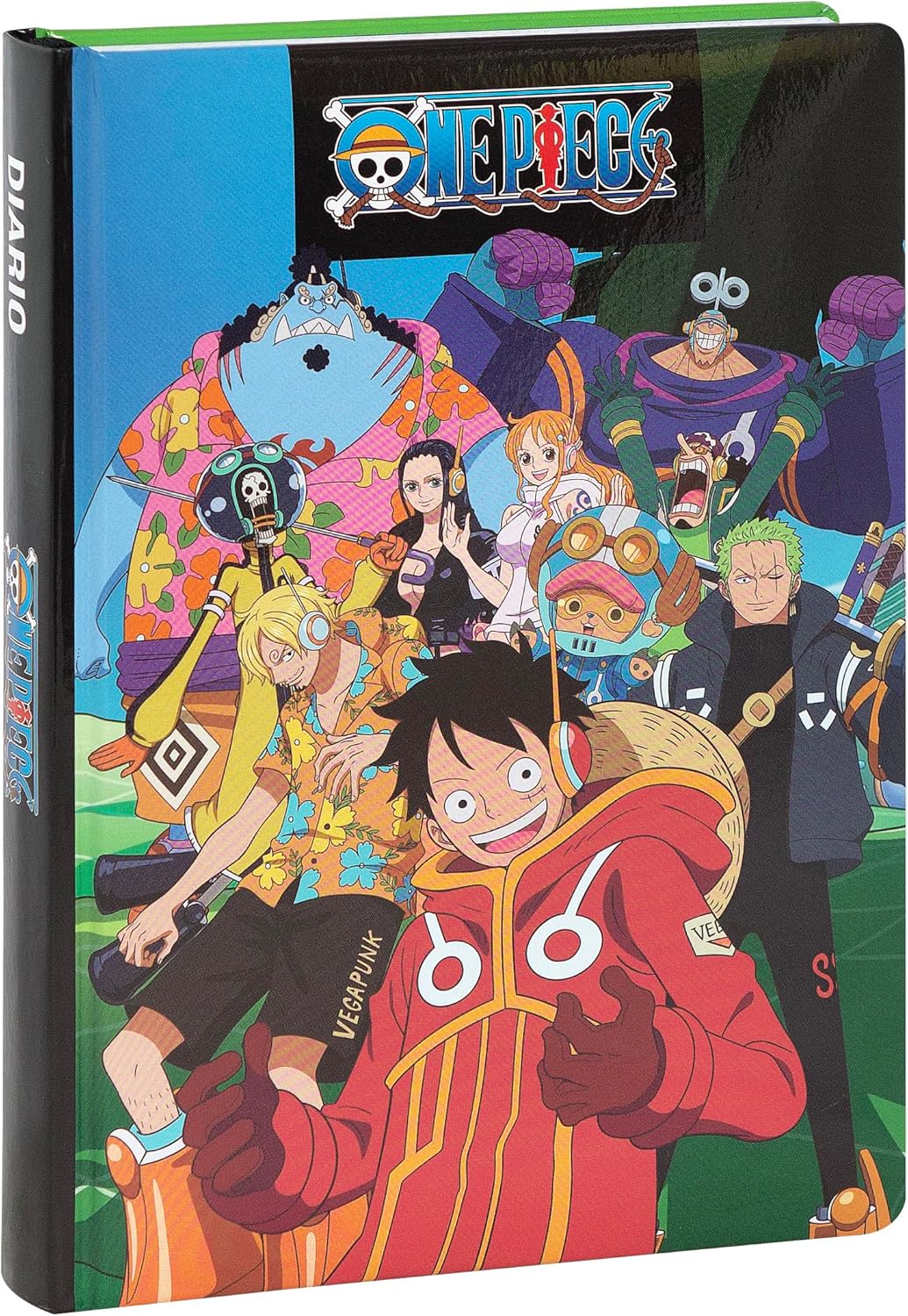 Agenda scolaire One Piece 12 mois avec couverture rembourrée
