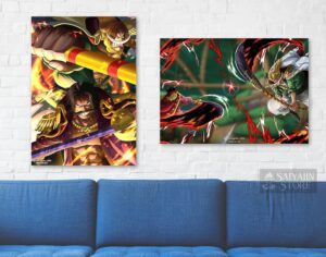 Posters One Piece Gold Roger et White Beard, lot de 2 format A3 mat