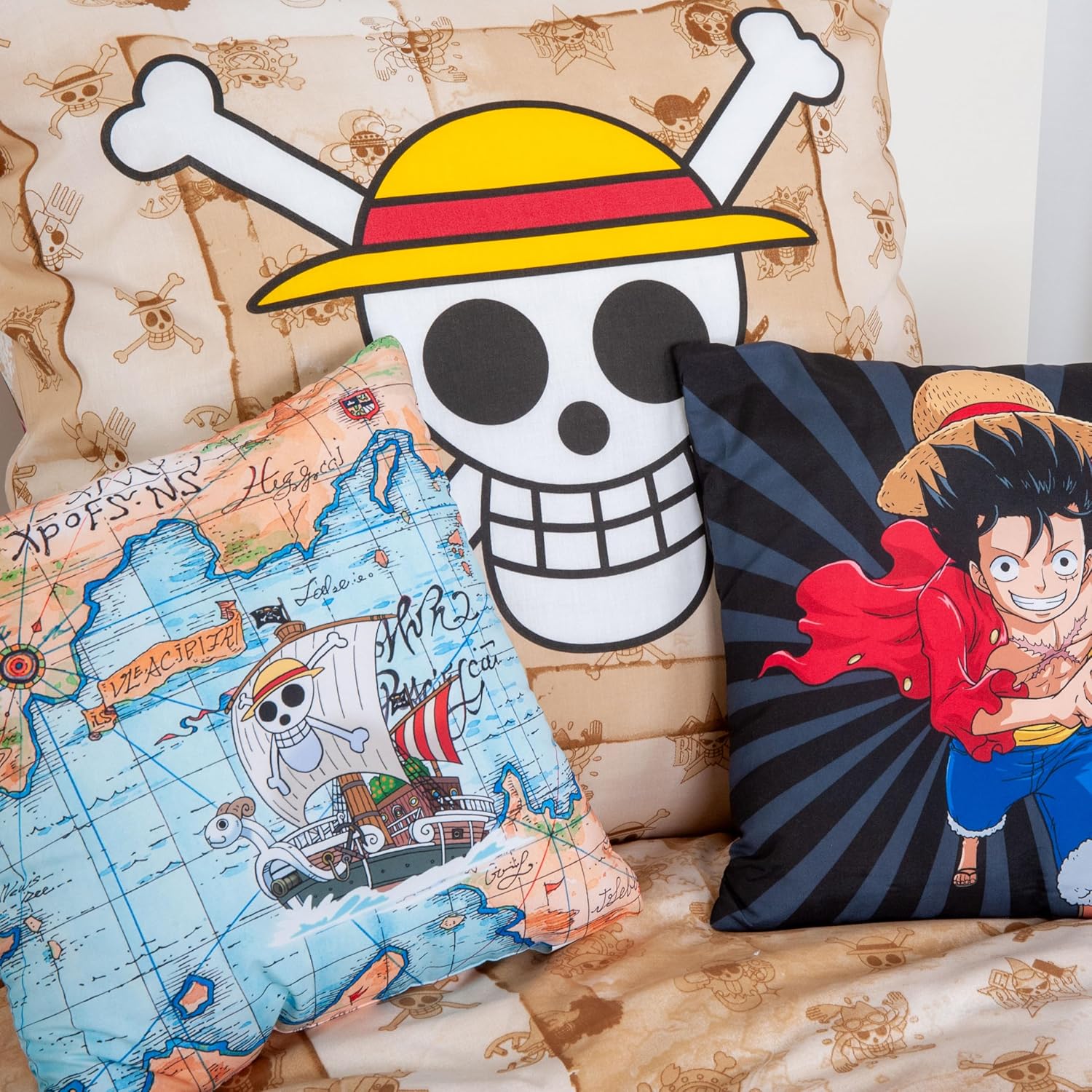 Coussins réversibles One Piece 40 x 40 cm, lot de 3 en 100% polyester – Image 6