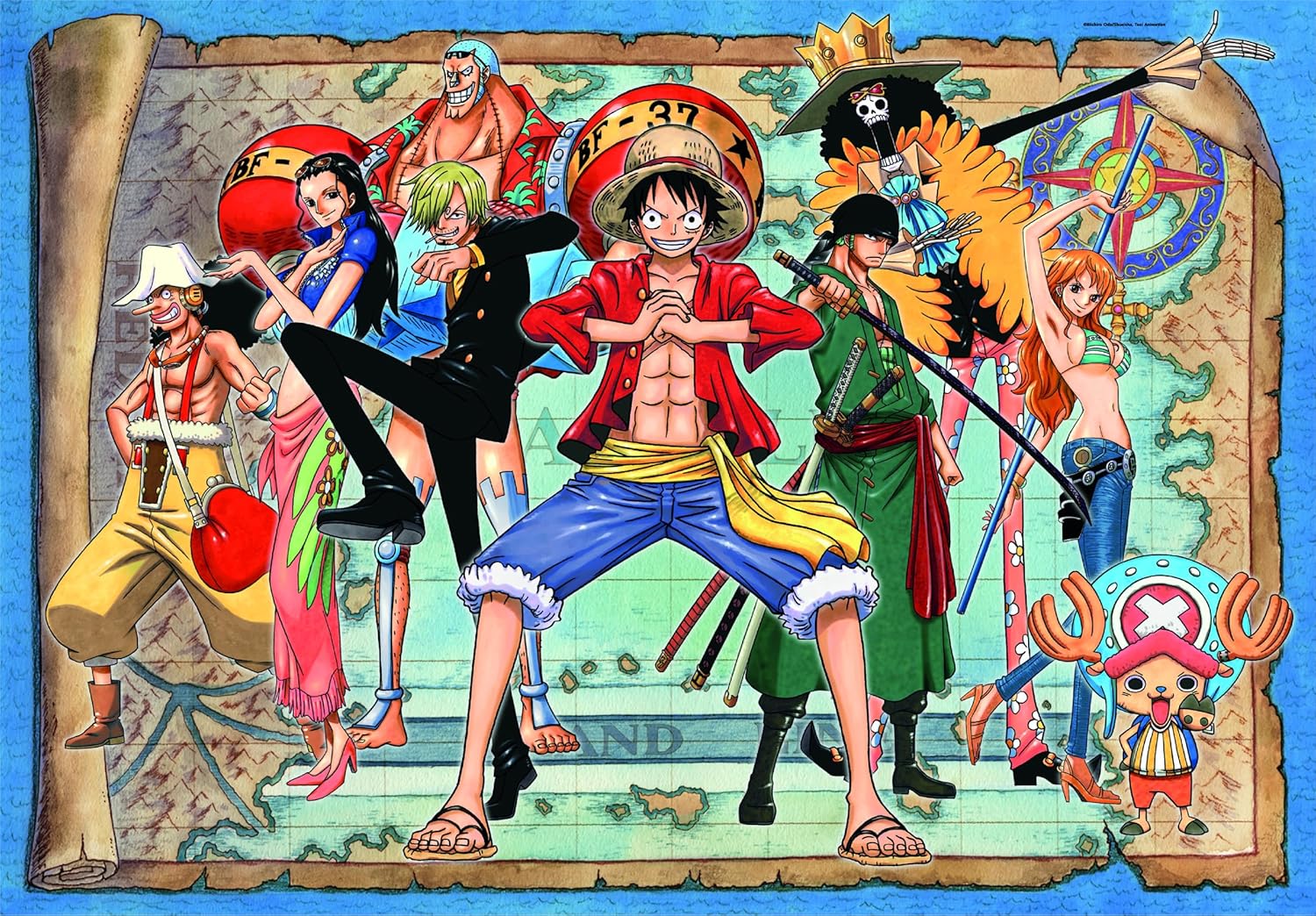 Puzzle One Piece Clementoni 500 pièces, format 49 x 36 cm – Image 2