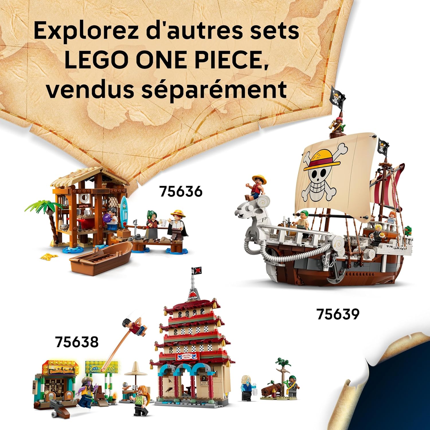 LEGO One Piece chapiteau de Baggy avec 4 minifigurines 75637 – Image 7