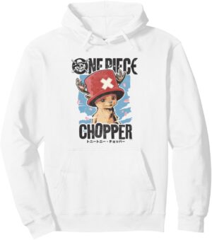 Sweat à capuche One Piece Chopper Portrait coupe classique