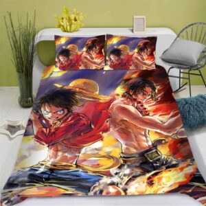 Parure de Lit One Piece Luffy Gear 4 Snakeman 140X210CM
