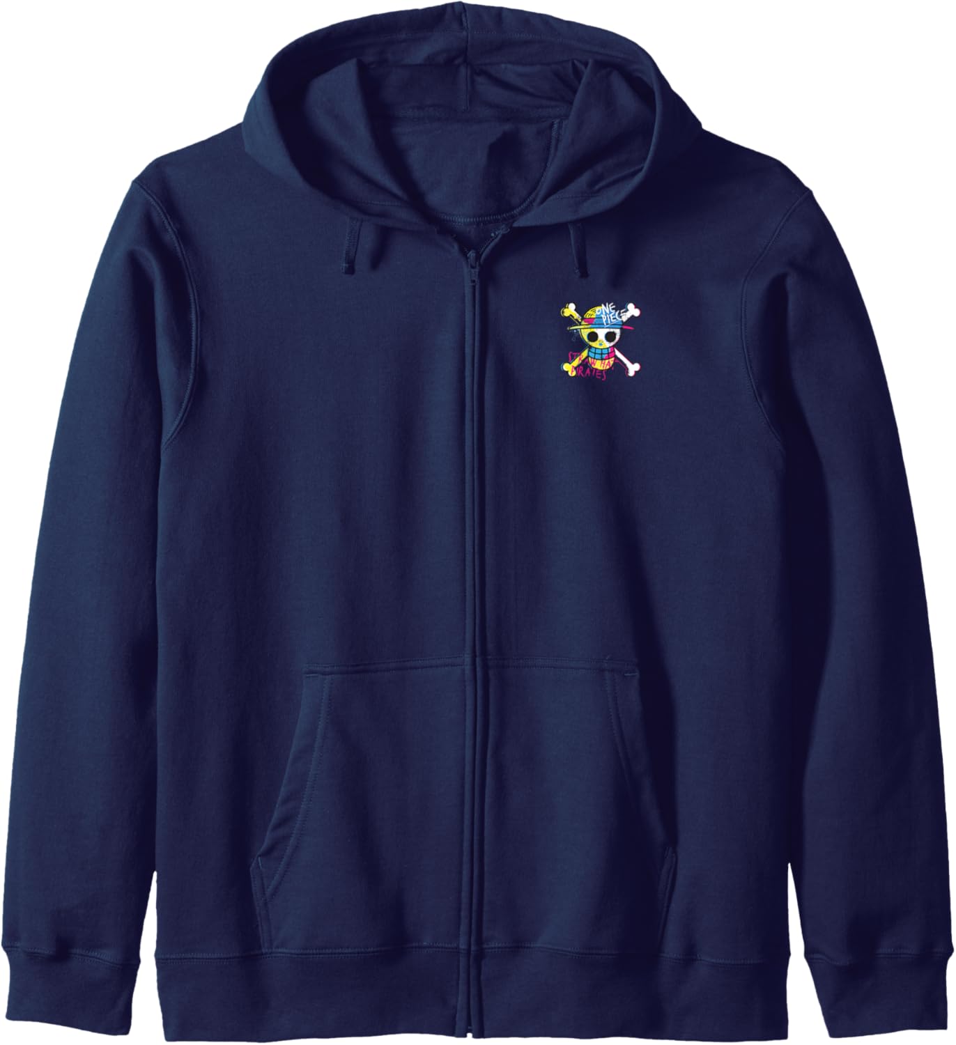 Sweat à capuche One Piece Monkey D. Luffy logo couleur Pirates au chapeau de paille