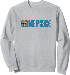 Sweatshirt anime One Piece Monkey D. Luffy au badge chapeau de paille