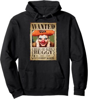 Sweat à capuche One Piece Buggy Wanted avec alliance Alvida