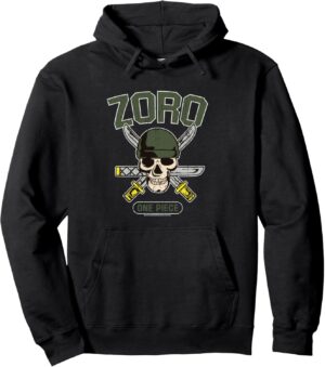 Sweat à capuche One Piece Roronoa Zoro Logo Pirate Hunter