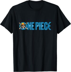 T-shirt One Piece au graphique Crâne du Chapeau de Paille