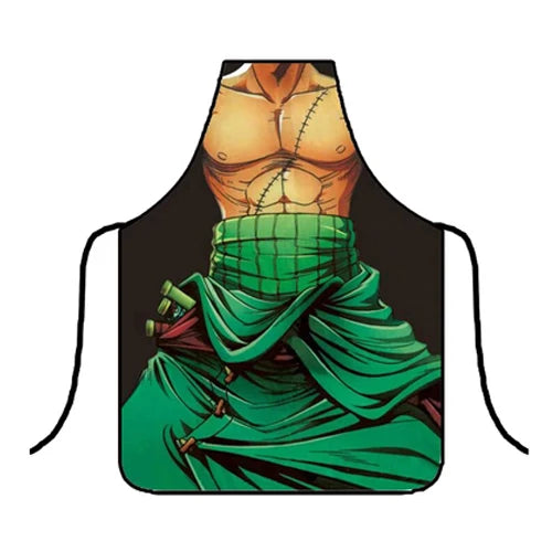 Tablier One Piece Roronoa Zoro Tenue Verte