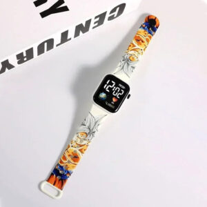 Montre One Piece Bracelet Illustré Luffy Blanc