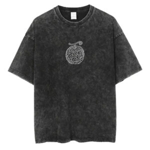 T-shirt Vintage One Piece Mera Mera no Mi Gris M, L, XL, XXL, XXXL