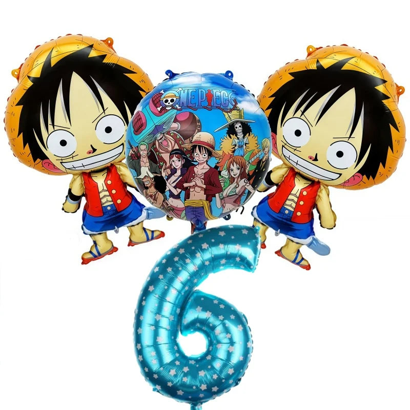 Kit de Ballons One Piece 6 ans Luffy & Zoro