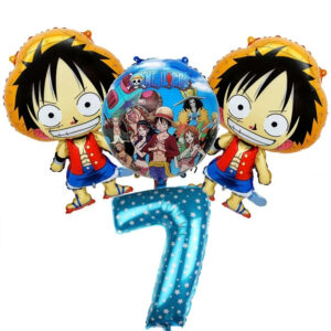 Kit de Ballons One Piece Anniversaire 7 ans