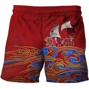 Short de bain One Piece Thousand Sunny S à XXXL
