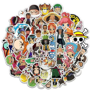Pack de 50 stickers One Piece en vinyle