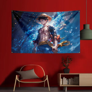 Tapisserie Luffy Gear 5 150 x 240cm