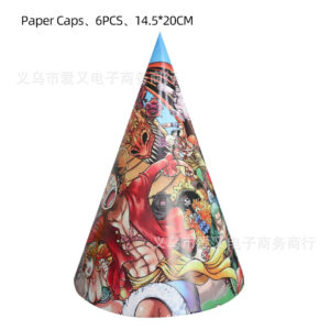 Chapeau de fête One Piece enfant conique