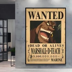 Poster Wanted Marshall D. Teach 21x30cm