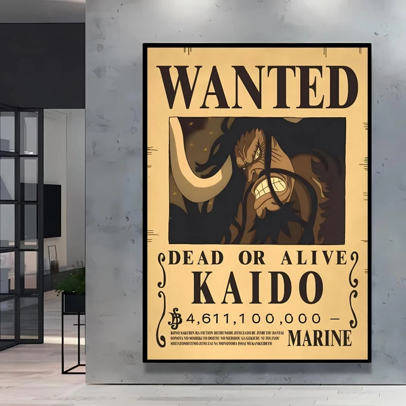 Poster One Piece Wanted Kaido 50x70cm