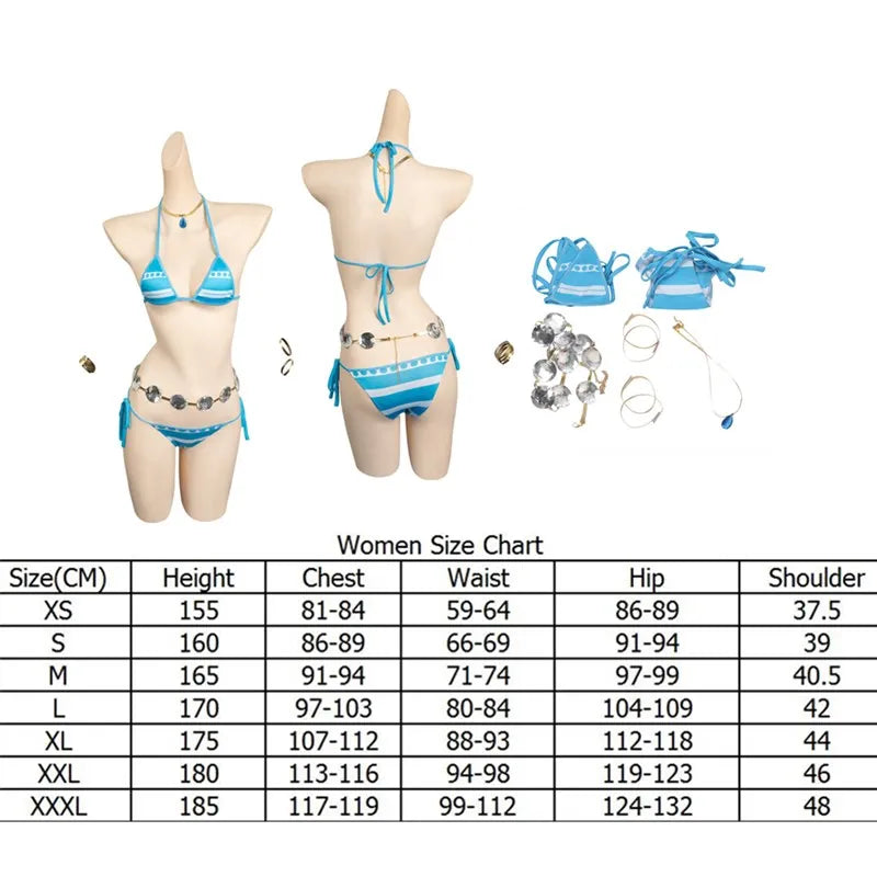 Costume Cosplay Nami Ensemble École Jupe XS à XXXL – Image 8