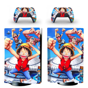 Stickers PS5 One Piece Monkey D. Luffy Action Combat