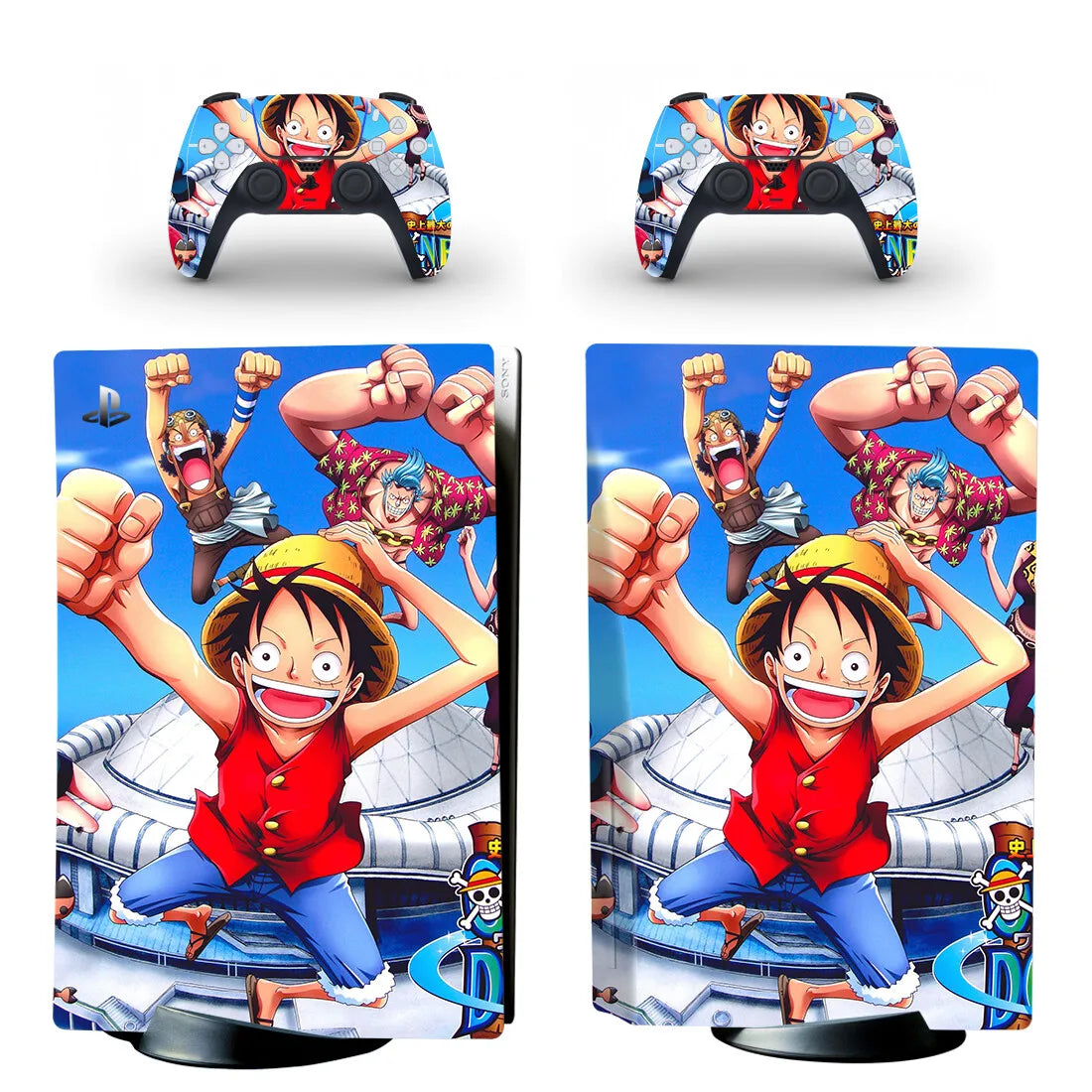 Stickers PS5 One Piece Monkey D. Luffy Action Combat