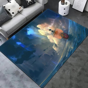 Tapis One Piece Luffy vs Kaido 120x160cm