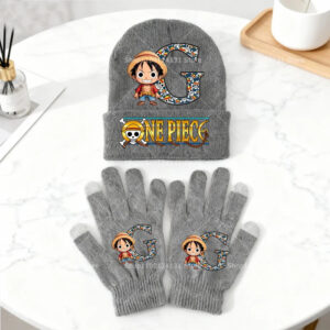 Ensemble Bonnet et Gants One Piece Luffy