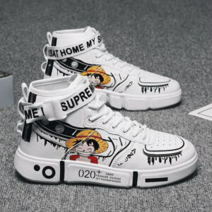 Baskets One Piece Luffy blanc 34-44
