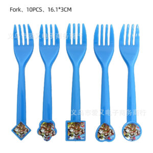 Lot de fourchettes One Piece bleu