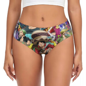 Culotte One Piece multicolore personnages chibi XS, S, M, L, XL, XXL, XXXL