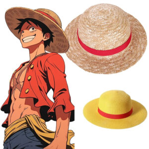 Chapeau de Paille One Piece Luffy avec cordon