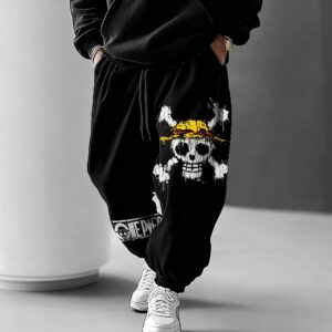 Pantalon de Jogging One Piece Jolly Roger Mugiwara 3XL