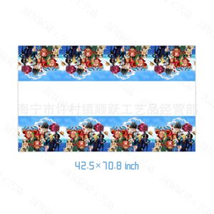 Nappe de fête One Piece imprimée en plastique