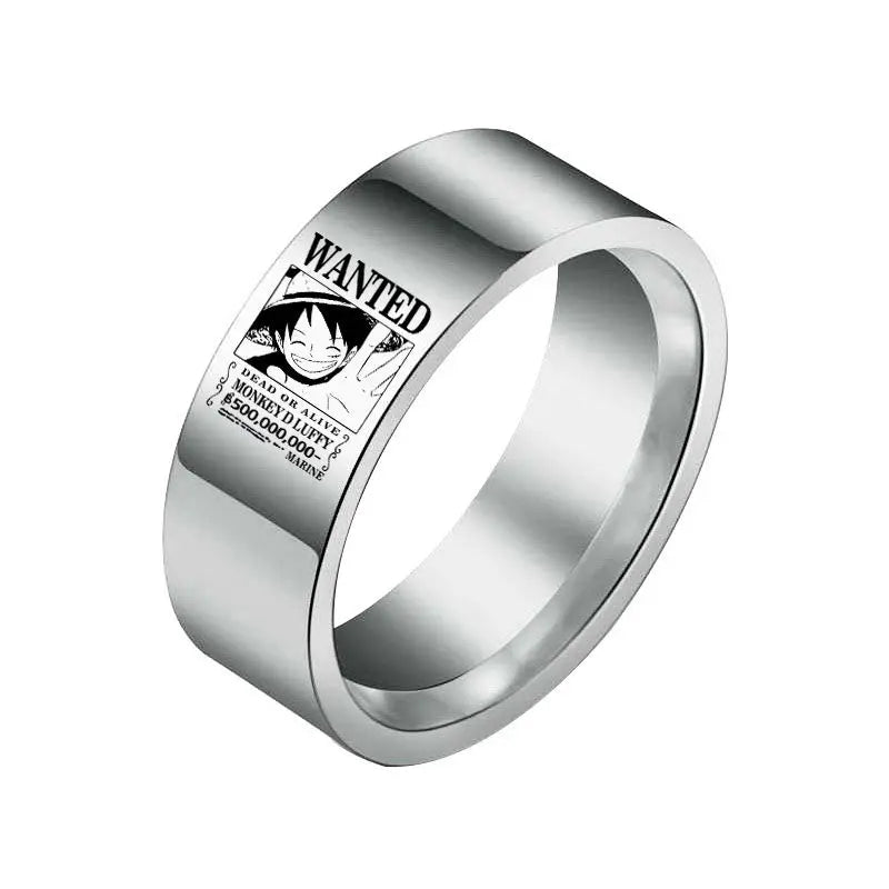 Bague One Piece Wanted Monkey D. Luffy