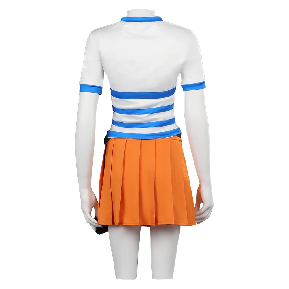 Costume Cosplay Nami Ensemble École Jupe XS à XXXL – Image 5