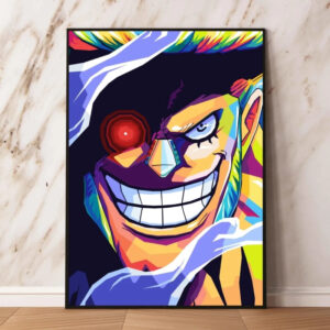 Tableau One Piece Pop Art Franky 21x30cm