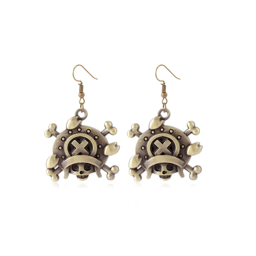 Boucles d'oreilles Croix Médicale Chopper Vintage