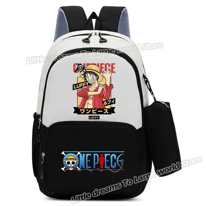 Sac à Dos One Piece Monkey D. Luffy Rouge Intense