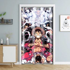 Rideau de porte One Piece Luffy Gear 5 90x200cm