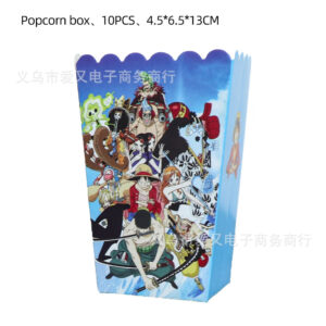 Pot à Popcorn One Piece Lot de 10