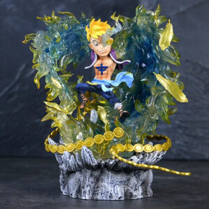Statue One Piece Marco le Phénix aux Flammes Bleues