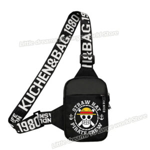 Sac Bandoulière One Piece Emblème Chapeau de Paille