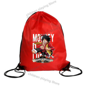 Sac à cordon One Piece Luffy Wanted Rouge